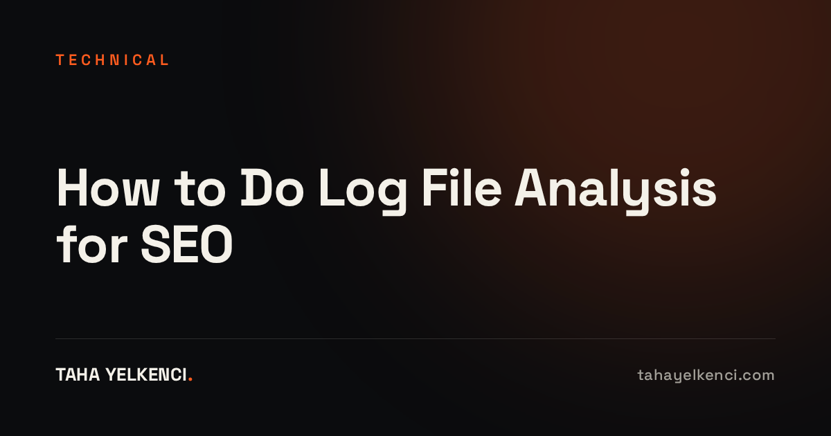 How to Do Log File Analysis for SEO